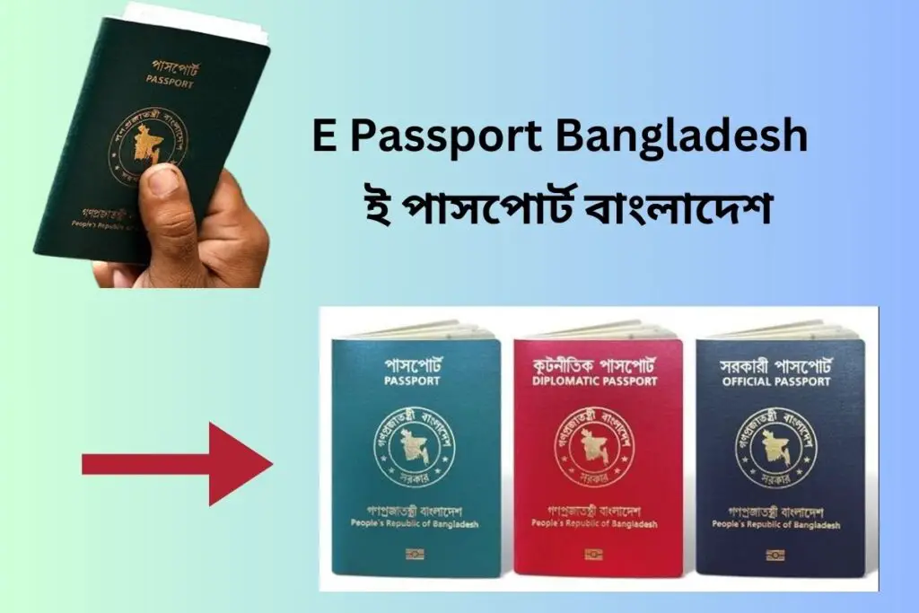 E Passport বা ই পাসপোর্ট 