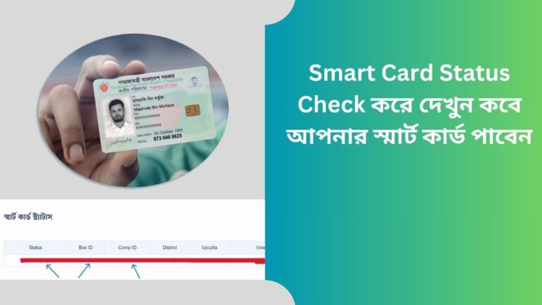 স্মার্ট কার্ড স্ট্যাটাস চেক Smart Card Status